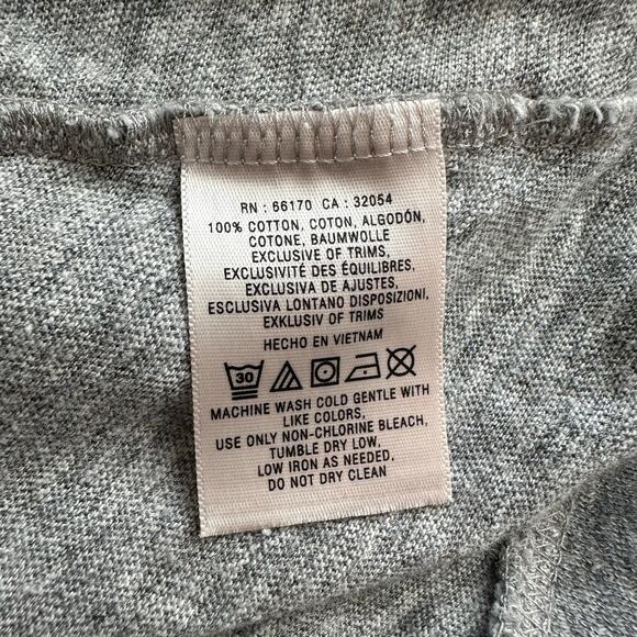 Postmark Anthropologie gray short-sleeve knit cotton top size XS - Picture 7 of 11